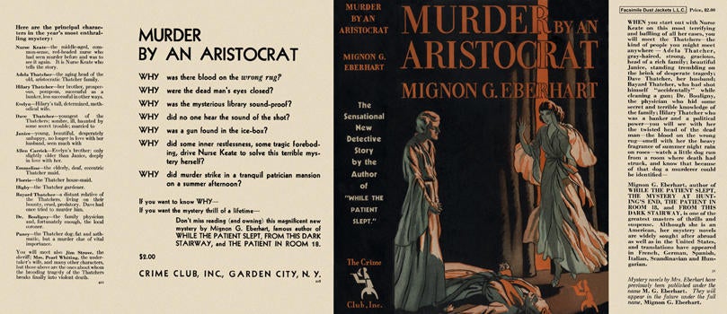 Item #1174 Murder by an Aristocrat. Mignon G. Eberhart