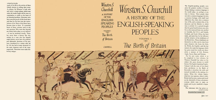 Item #11793 History of the English-Speaking Peoples, Volume I, The Birth of Britain, A. Winston S. Churchill.