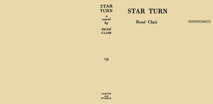 Item #11797 Star Turn. Rene Clair