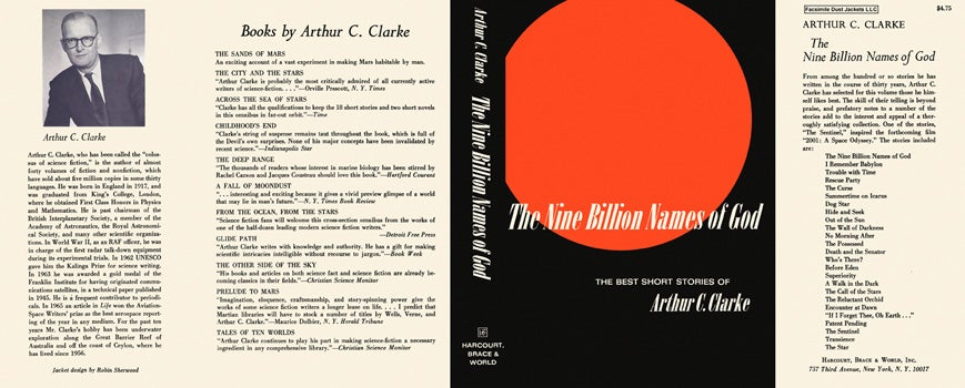 Item #11809 Nine Billion Names of God, The. Arthur C. Clarke.