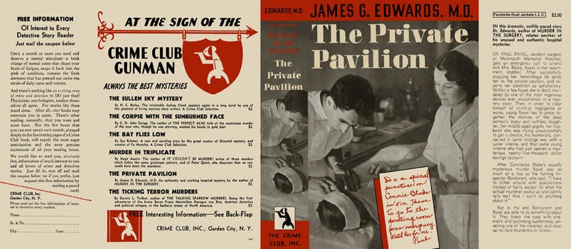 Item #1182 Private Pavilion, The. James G. Edwards, M. D