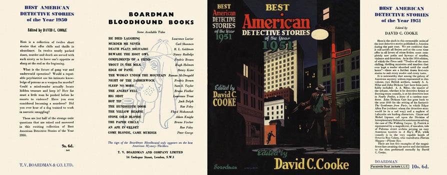 Item #11918 Best American Detective Stories of the Year 1951. David C. Cooke, Anthology.