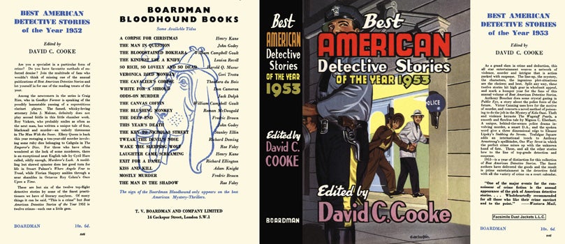 Item #11920 Best American Detective Stories of the Year 1953. David C. Cooke, Anthology