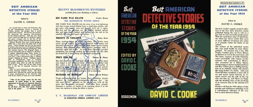 Item #11921 Best American Detective Stories of the Year 1954. David C. Cooke, Anthology