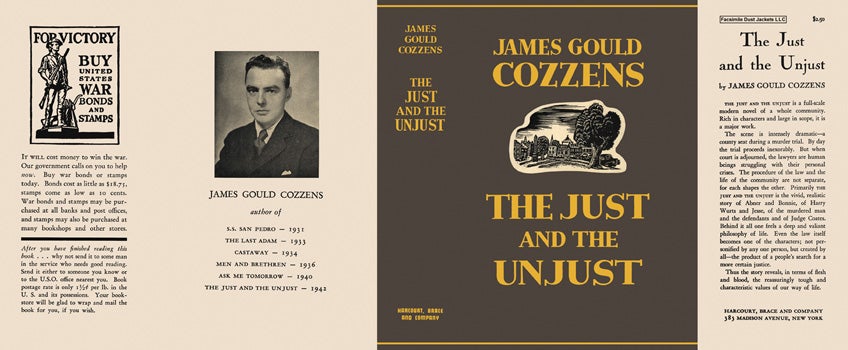 Item #11972 Just and the Unjust, The. James Gould Cozzens