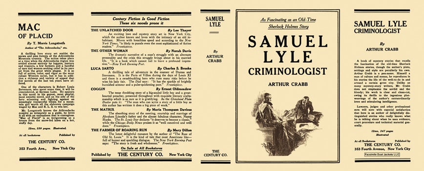 Item #11973 Samuel Lyle Criminologist. Arthur Crabb.