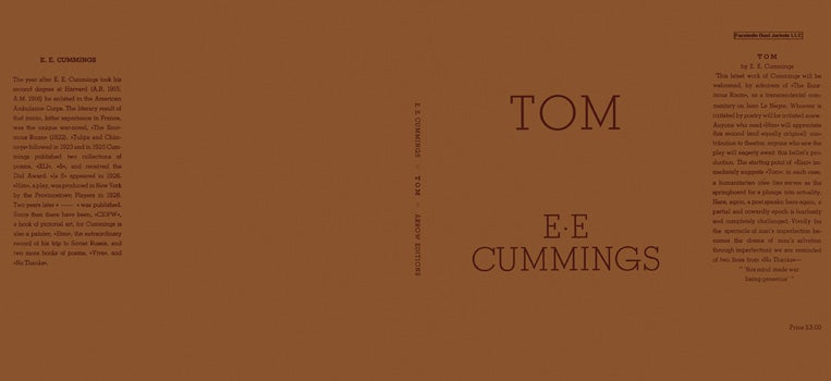 Item #12028 Tom. E. E. Cummings