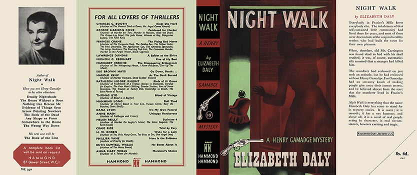 Item #12049 Night Walk. Elizabeth Daly.