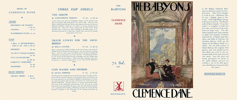 Item #12055 Babyons, The. Clemence Dane.