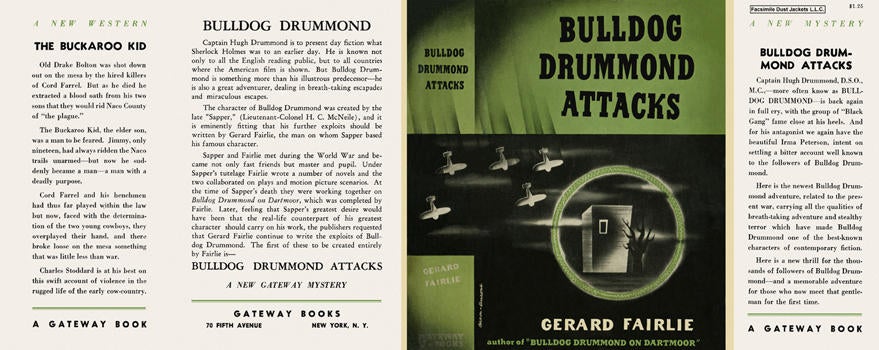 Item #1209 Bulldog Drummond Attacks. Gerard Fairlie