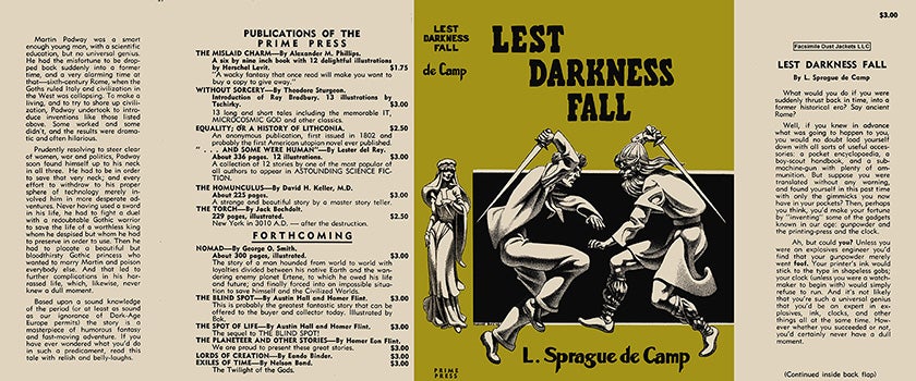 Item #12093 Lest Darkness Fall. L. Sprague de Camp
