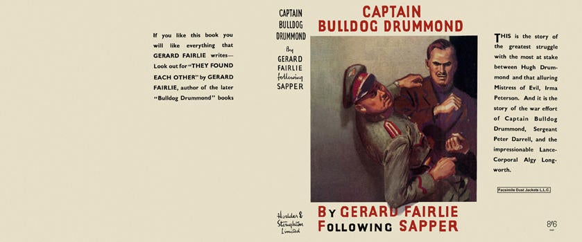 Item #1211 Captain Bulldog Drummond. Gerard Fairlie.