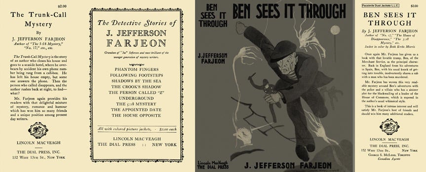 Item #1215 Ben Sees It Through. J. Jefferson Farjeon