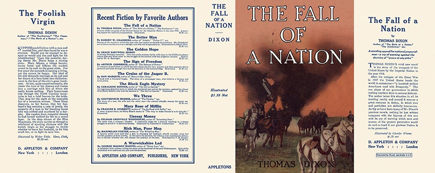 Item #12202 Fall of a Nation, The. Thomas Dixon