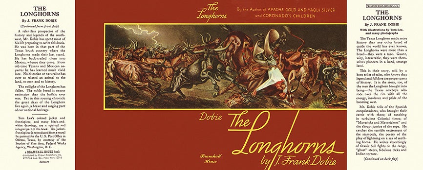 Item #12205 Longhorns, The. J. Frank Dobie