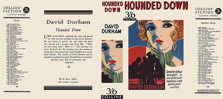 Item #12257 Hounded Down. David Durham.