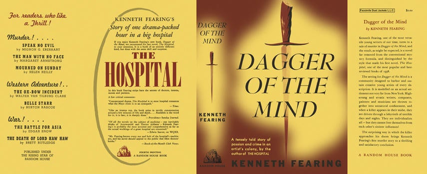 Item #1227 Dagger of the Mind. Kenneth Fearing