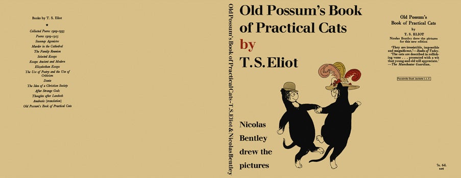 Item #12285 Old Possum's Book of Practical Cats. T. S. Eliot