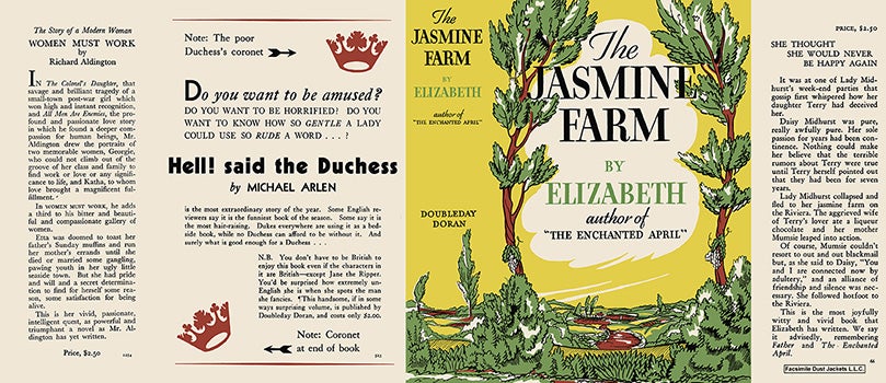 Item #12288 Jasmine Farm, The. Elizabeth.