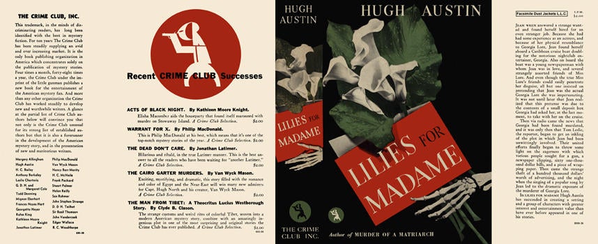 Item #123 Lilies for Madame. Hugh Austin