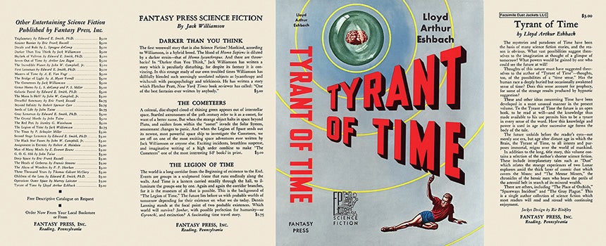 Item #12312 Tyrant of Time. Lloyd Arthur Eshbach