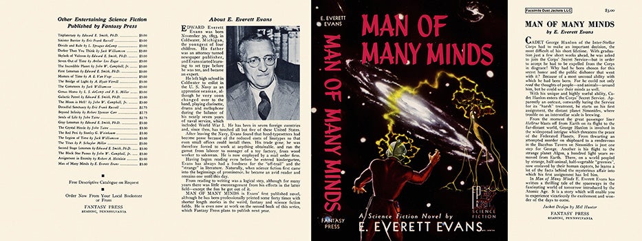 Item #12315 Man of Many Minds. E. Everett Evans