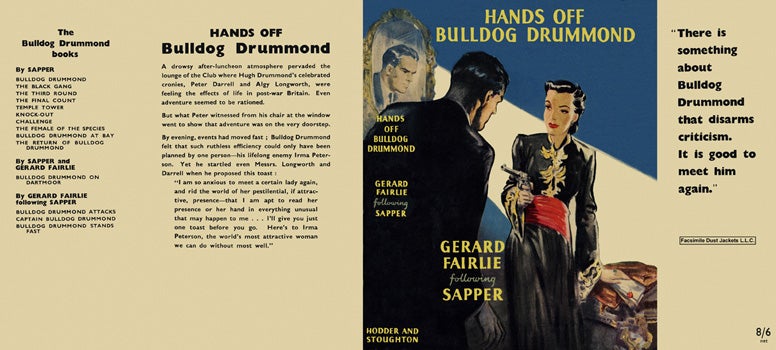 Item #12343 Hands Off Bulldog Drummond. Gerard Fairlie