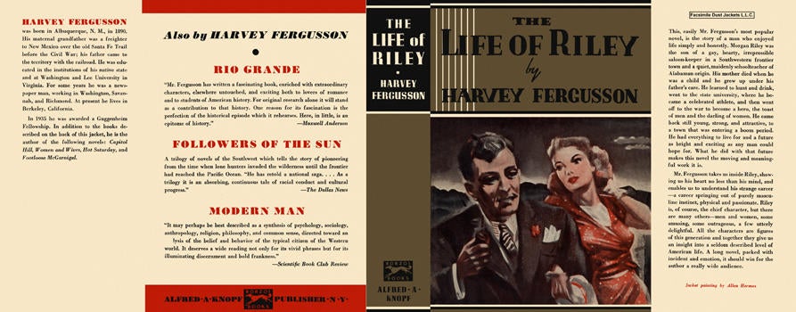 Item #1235 Life of Riley, The. Harvey Fergusson