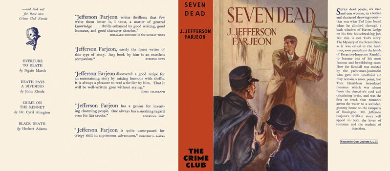 Item #12356 Seven Dead. J. Jefferson Farjeon