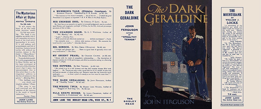 Item #12393 Dark Geraldine, The. John Ferguson.