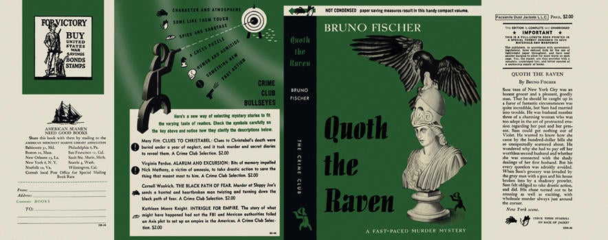 Item #1243 Quoth the Raven. Bruno Fischer