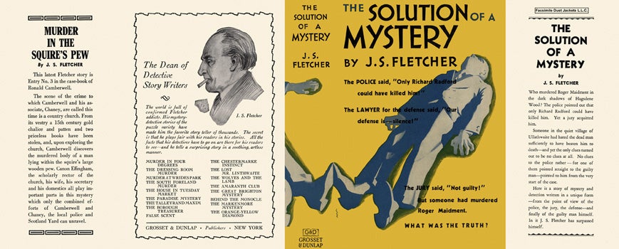 Item #12455 Solution of a Mystery, The. J. S. Fletcher.