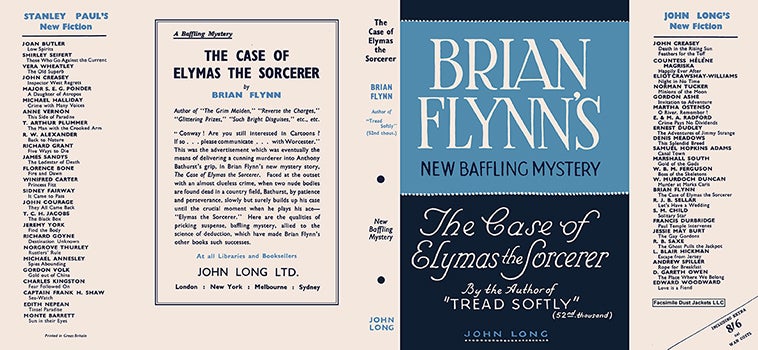 Item #12462 Case of Elymas the Sorcerer, The. Brian Flynn
