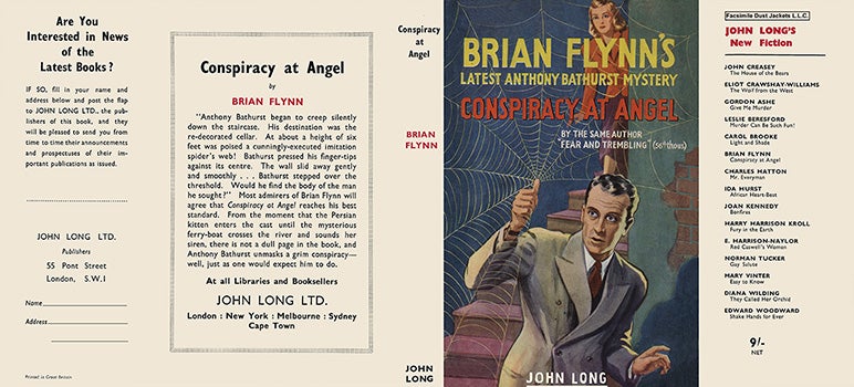 Item #12463 Conspiracy at Angel. Brian Flynn