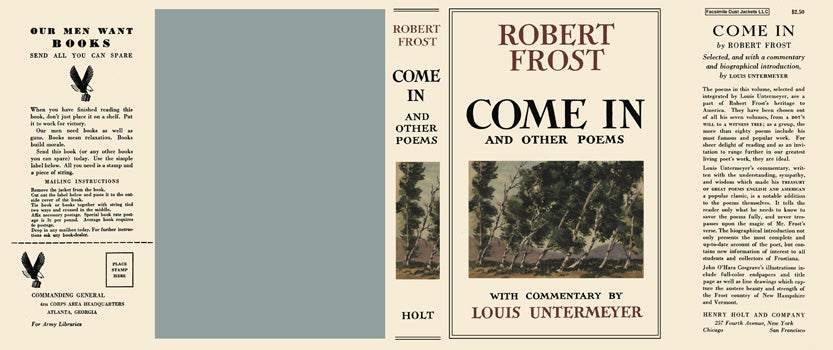 Item #12551 Come In and Other Poems. Robert Frost
