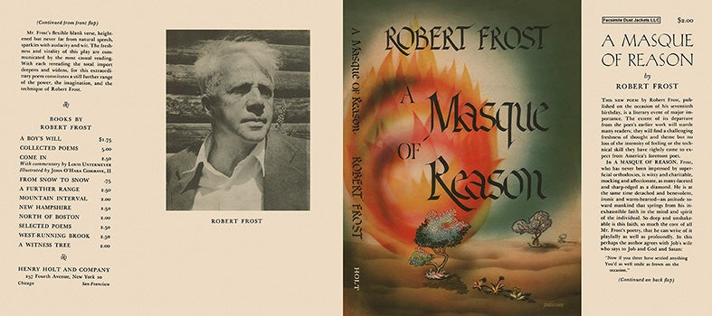 Item #12552 Masque of Reason, A. Robert Frost.