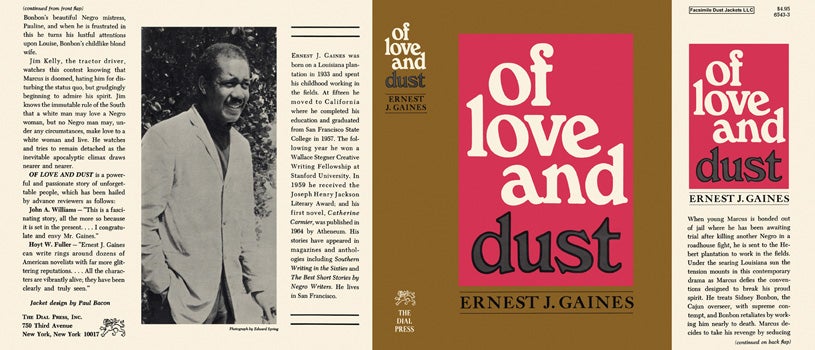 Item #12565 Of Love and Dust. Ernest J. Gaines