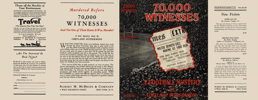 Item #1257 70,000 Witnesses. Cortland Fitzsimmons