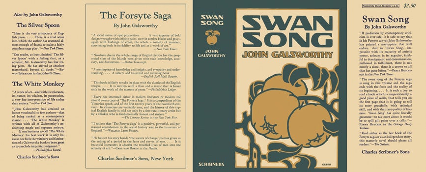 Item #12582 Swan Song. John Galsworthy.