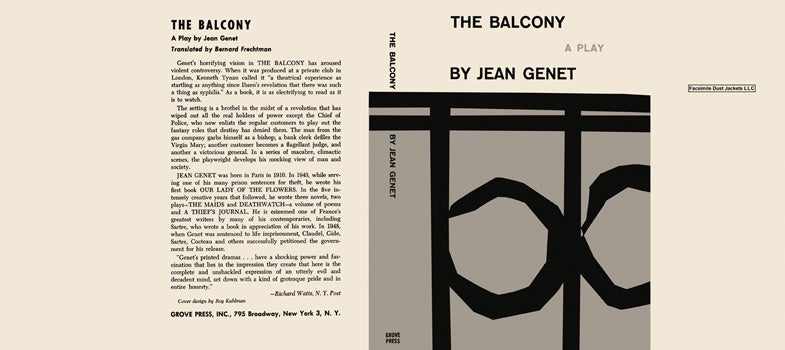 Item #12662 Balcony, The. Jean Genet