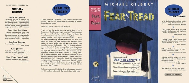 Item #12704 Fear to Tread. Michael Gilbert.
