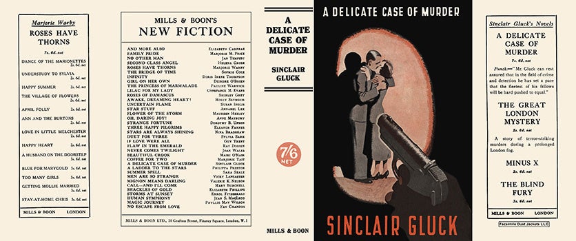 Item #12718 Delicate Case of Murder, A. Sinclair Gluck.