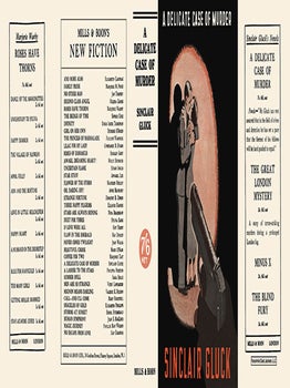 Delicate Case of Murder, A. Sinclair Gluck.