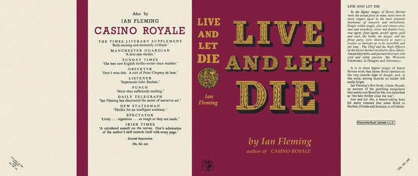 Item #1272 Live and Let Die. Ian Fleming