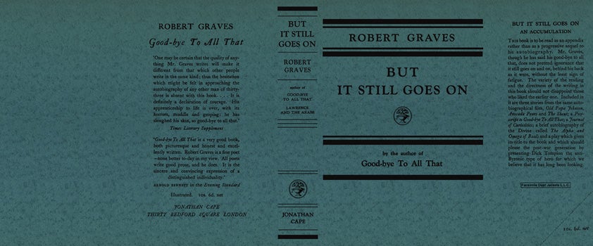 Item #12804 But It Still Goes On. Robert Graves.