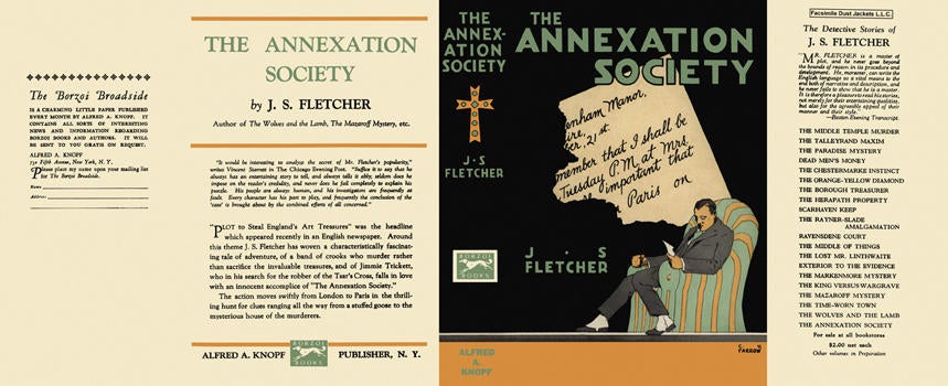 Item #1283 Annexation Society, The. J. S. Fletcher