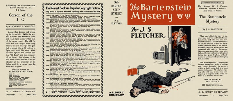 Item #1284 Bartenstein Mystery, The. J. S. Fletcher.