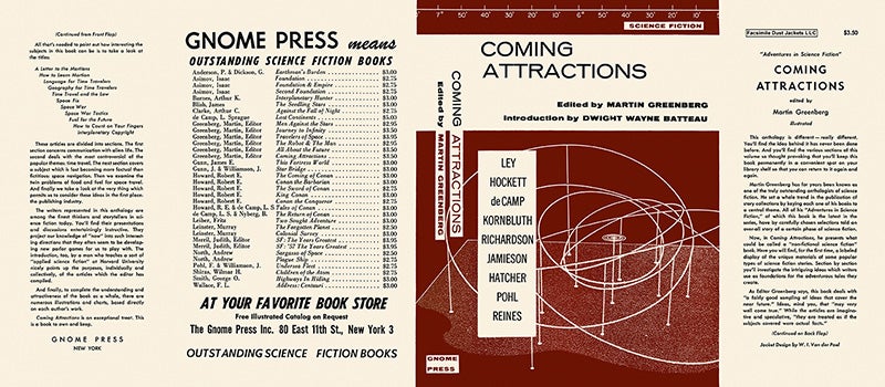 Item #12854 Coming Attractions. Martin Greenberg, Anthology.