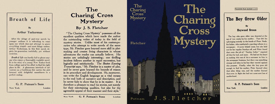 Item #1291 Charing Cross Mystery, The. J. S. Fletcher.