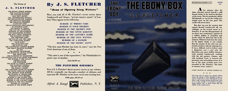 Item #1298 Ebony Box, The. J. S. Fletcher.